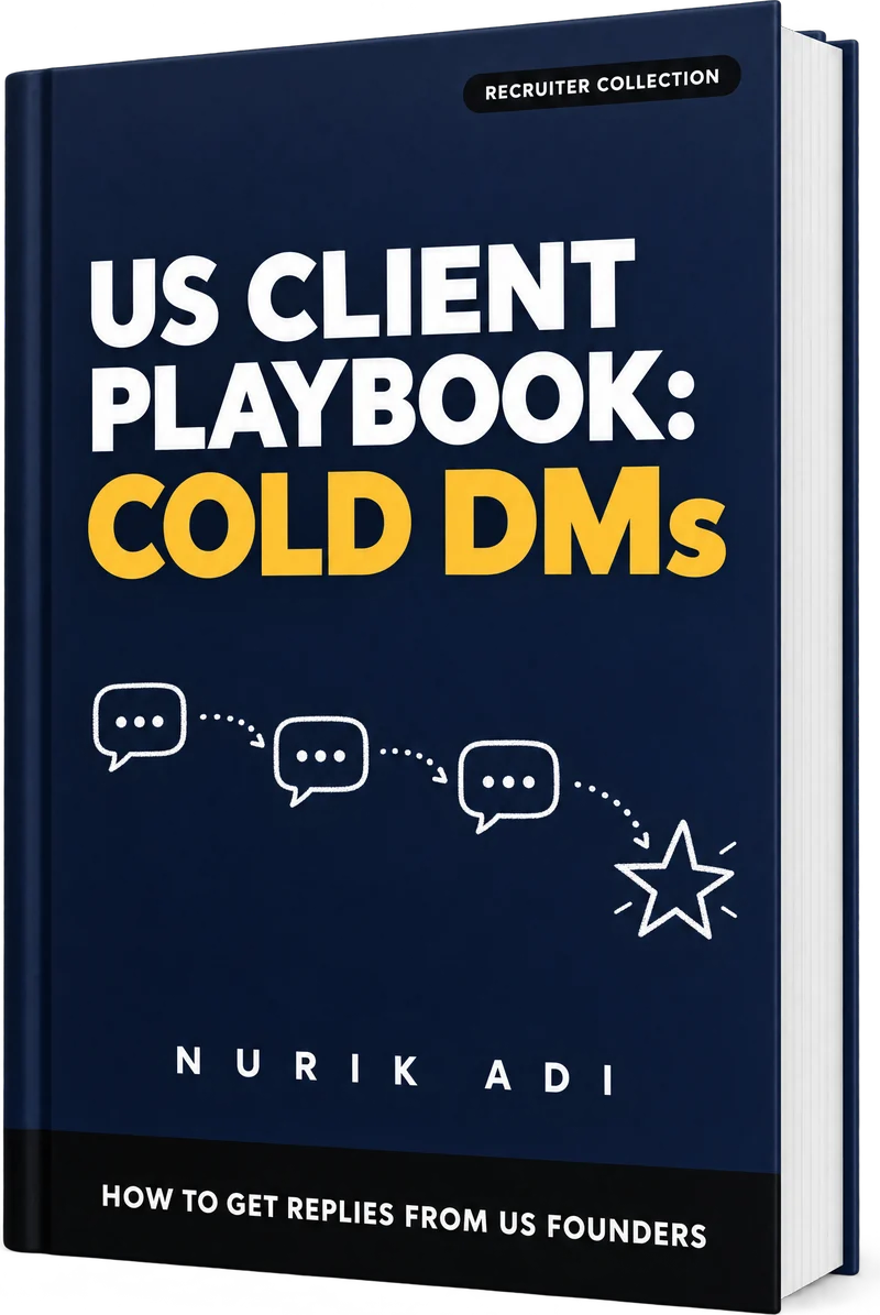 US Client Playbook: Cold DMs, illustrative cover